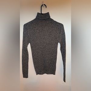 Brave Soul turtle neck sweater in charcoal